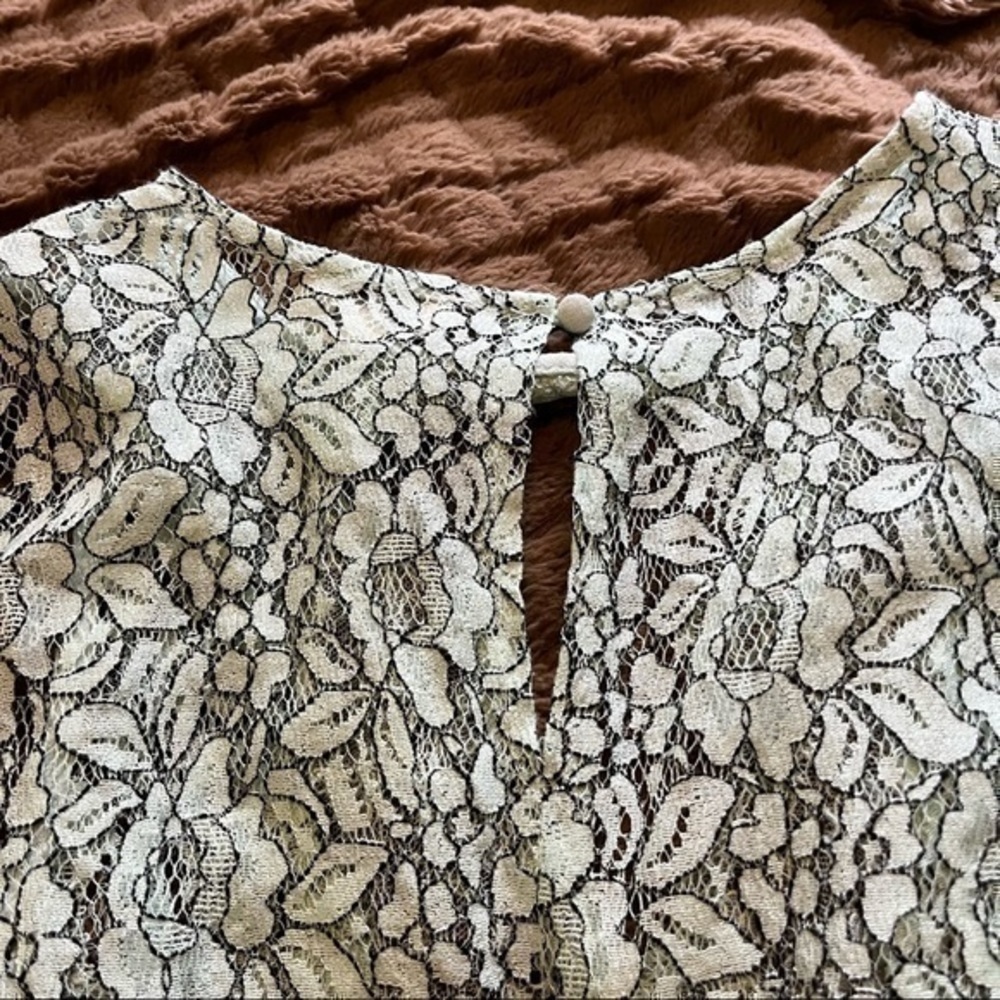 Umgee lace sheer sexy tank top - Picture 6 of 10